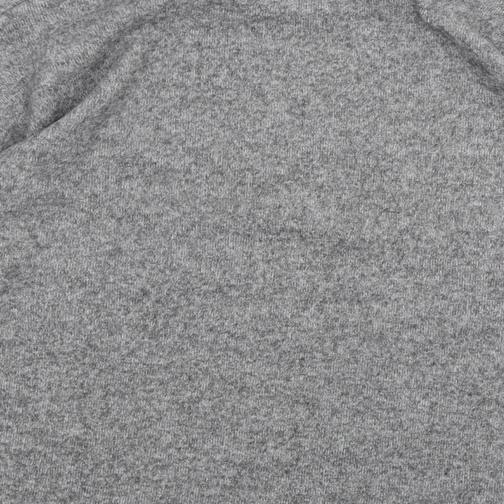 F&F Womens Grey Round Neck Polyester Pullover Jumper Size 14