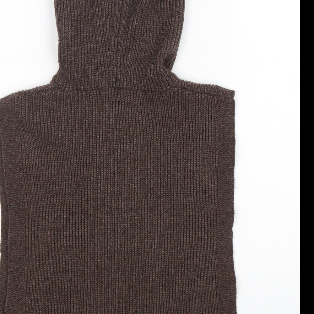 Primark Womens Brown Polyester Cape Hoodie One Size