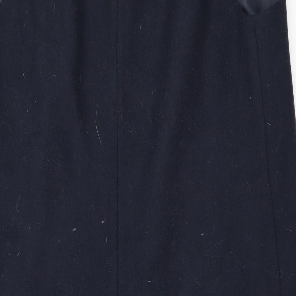 New Look Womens Blue Overcoat Coat Size 10