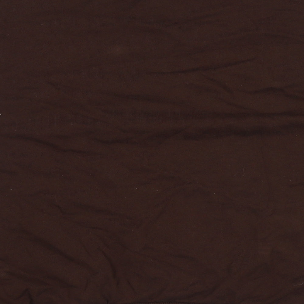 SheIn Womens Brown Cotton Pullover Sweatshirt Size S Pullover