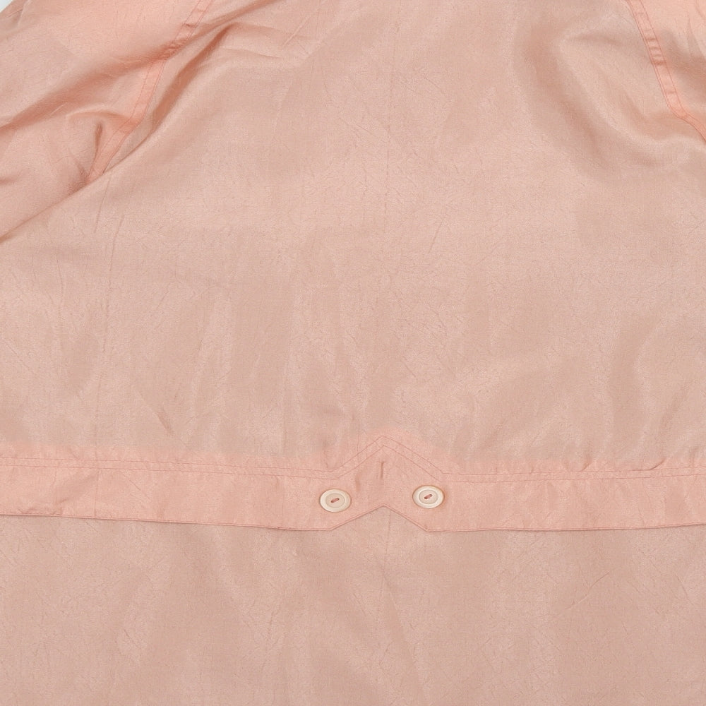Savannah Womens Pink Jacket Size L Button