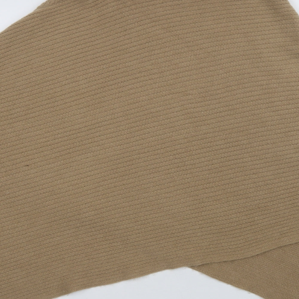 W Collection Womens Beige Overcoat Poncho One Size