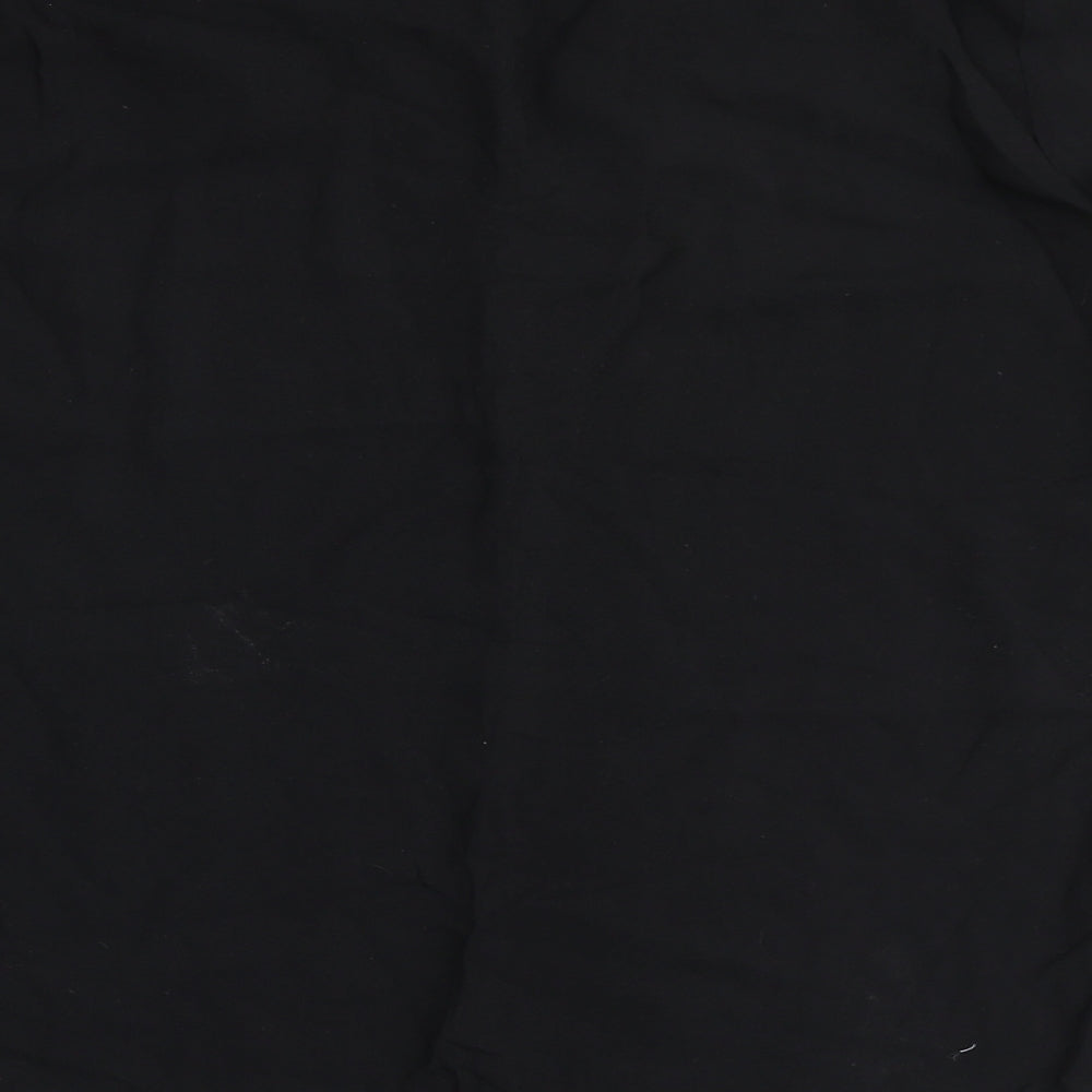 JDY Womens Black Viscose Basic Blouse Size 8 V-Neck