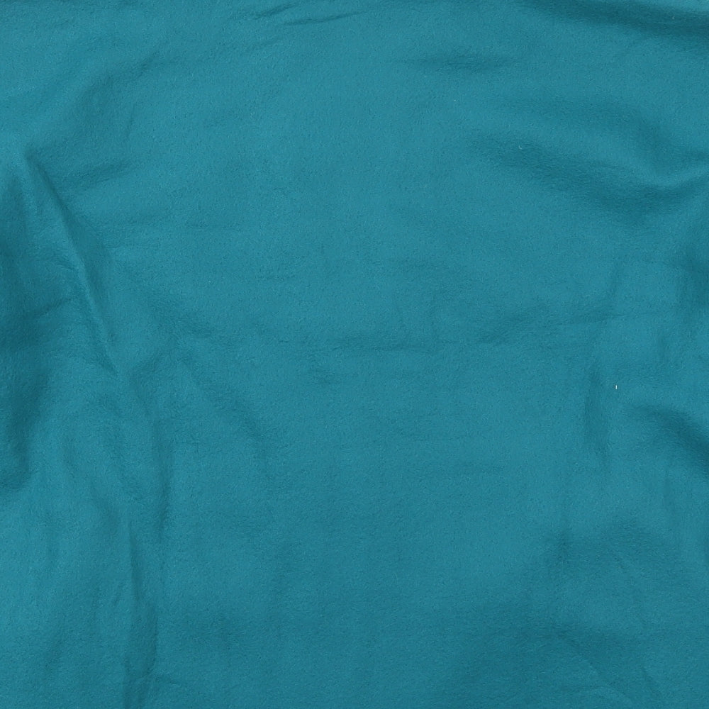 Anne De Lancay Womens Blue Jacket Size XL Zip - Flower