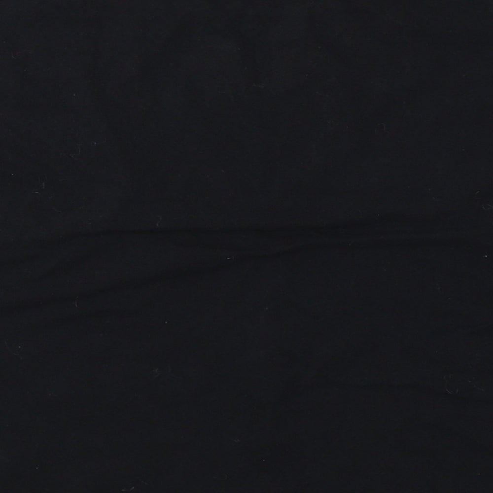 Gildan Boys Black Cotton Basic T-Shirt Size L Round Neck - Play Station