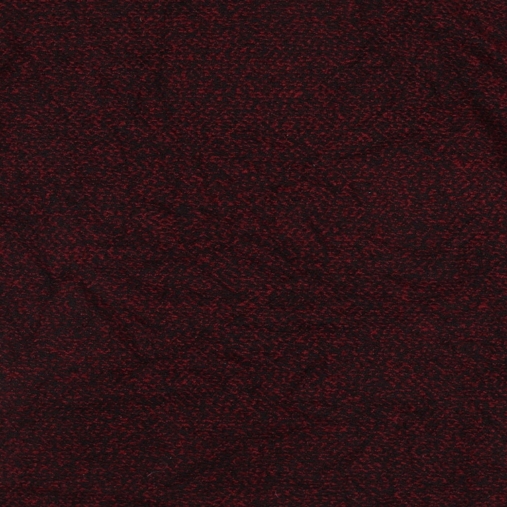 C Man Mens Red Crew Neck Acrylic Pullover Jumper Size M