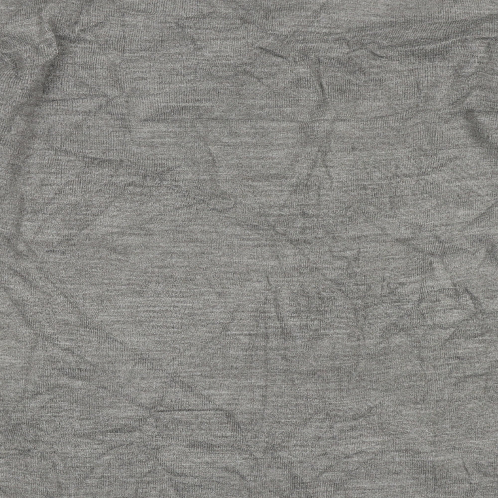 Cedarwood State Mens Grey V-Neck Acrylic Pullover Jumper Size M