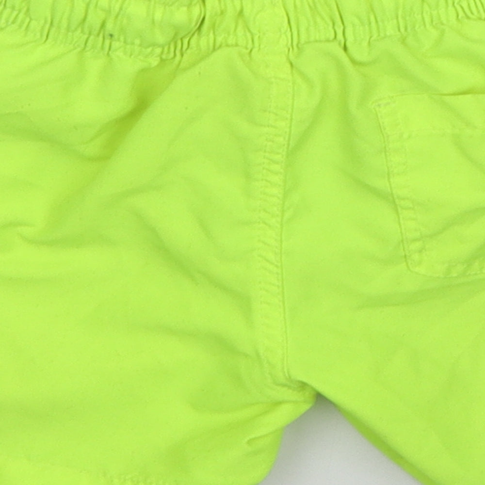 Primark Boys Green Polyester Bermuda Shorts Size 3-4 Years Regular Drawstring - Swim Shorts