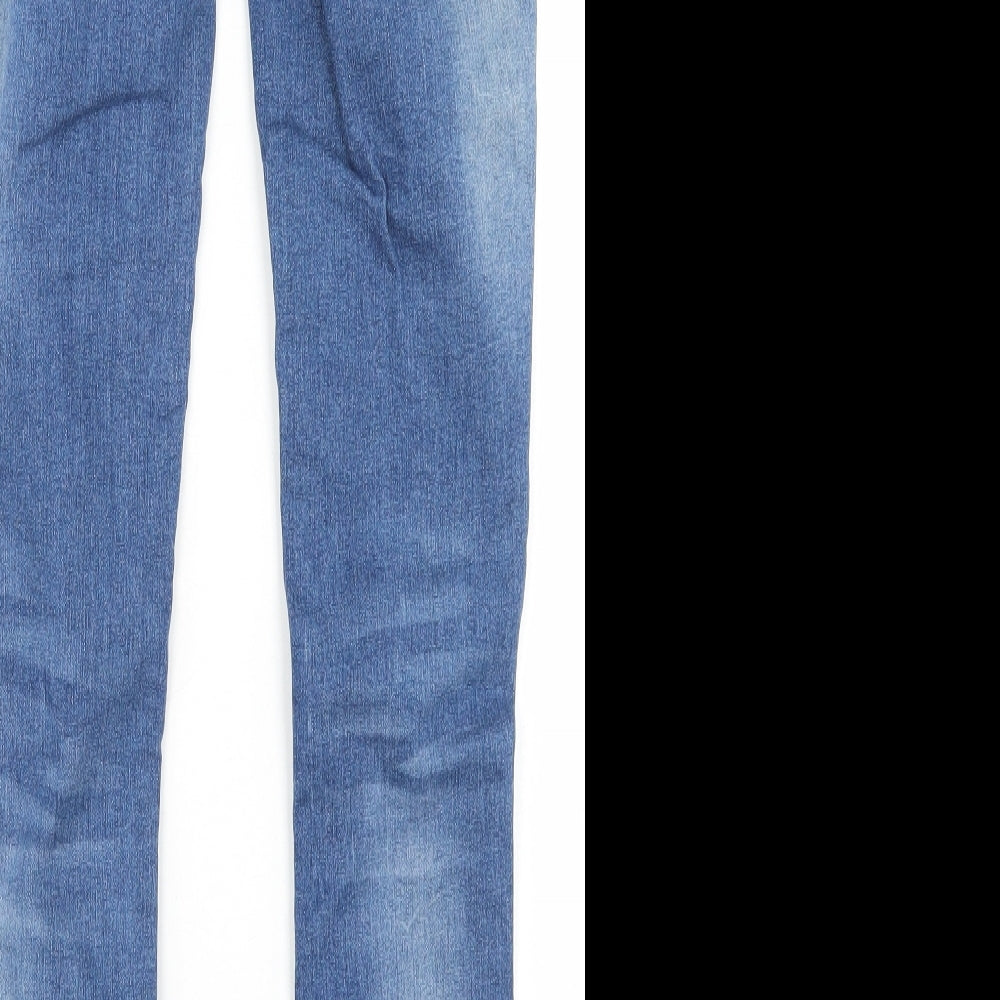 JDY Denim Womens Blue Cotton Skinny Jeans Size 25 in L32 in Regular Button