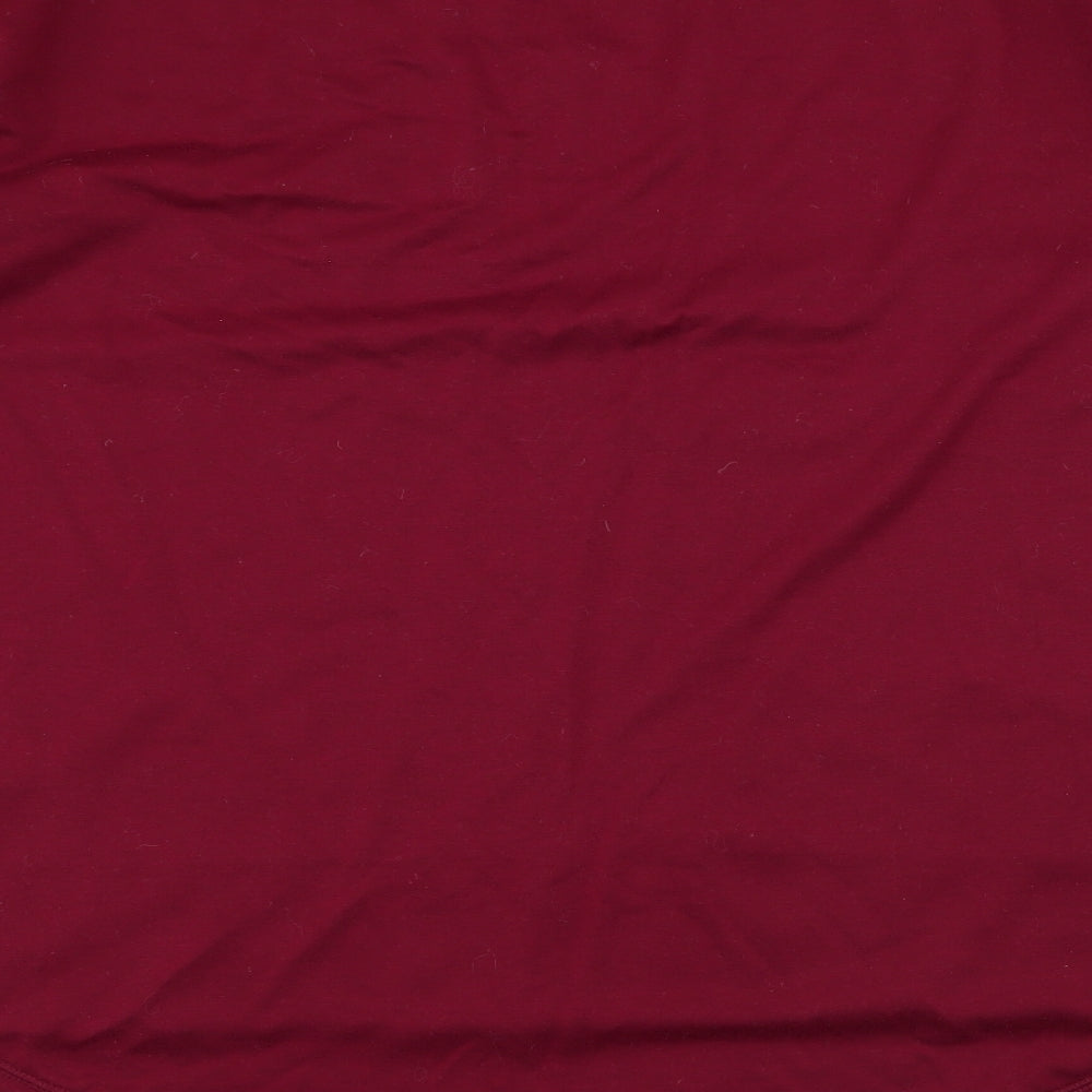 SheIn Womens Red Polyester Pullover Sweatshirt Size M Pullover