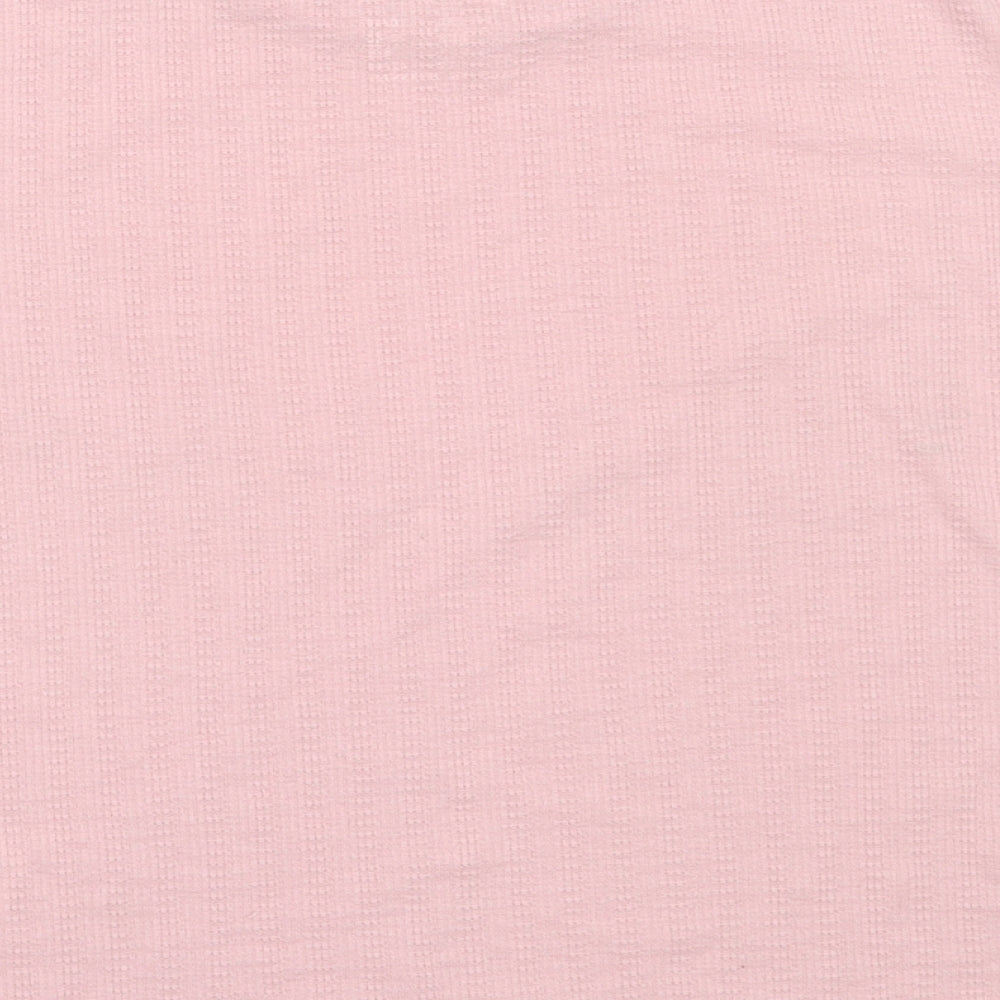Primark Womens Pink Solid Polyester Top Pyjama Top Size S