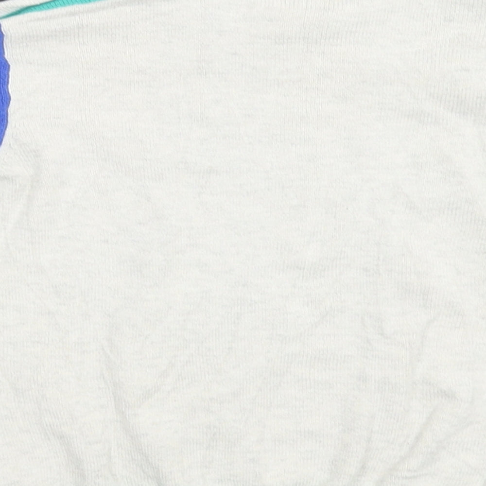 Catimini Boys Blue Crew Neck Acrylic Pullover Jumper Size 5 Years Pullover