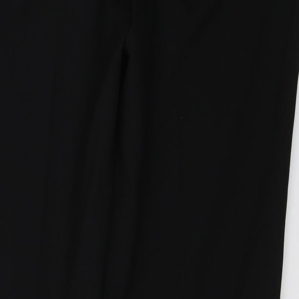 Dunnes Stores Womens Black Polyester Trousers Size 12 L29 in Regular
