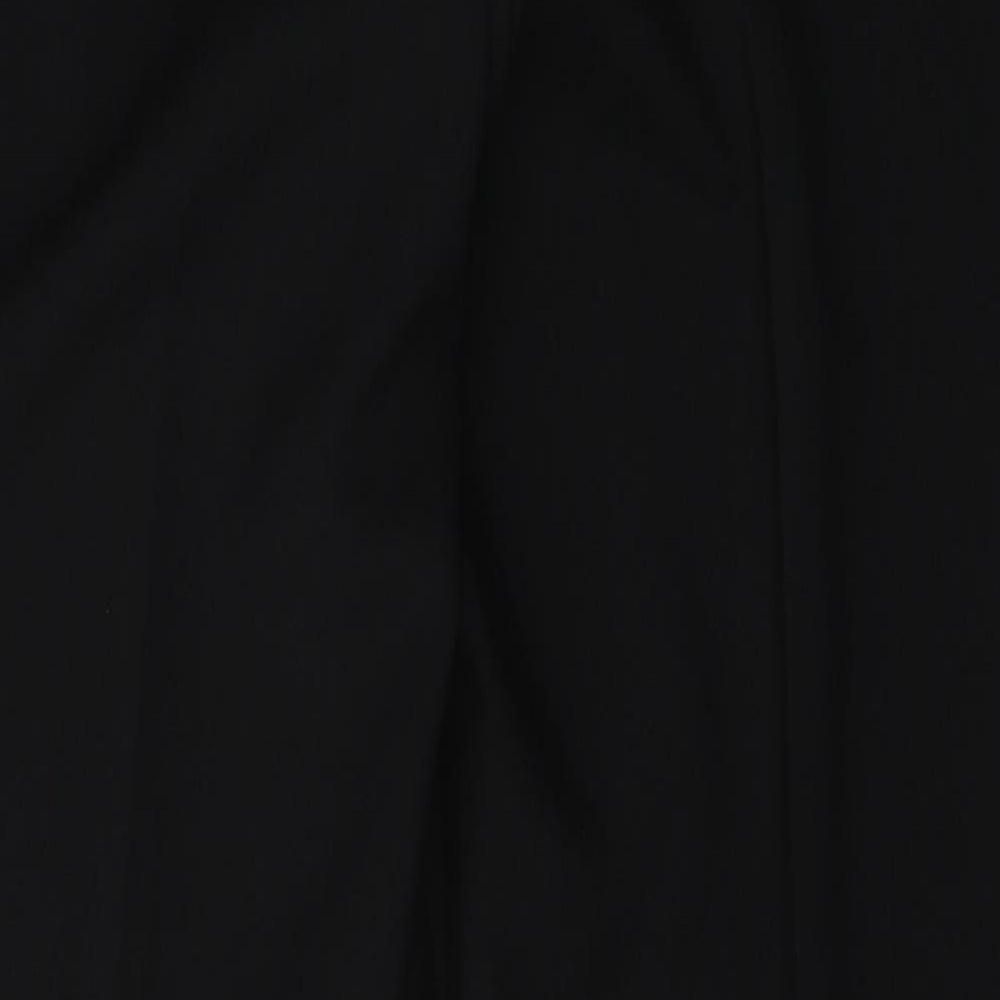 Dunnes Stores Womens Black Polyester Trousers Size 14 L29 in Regular