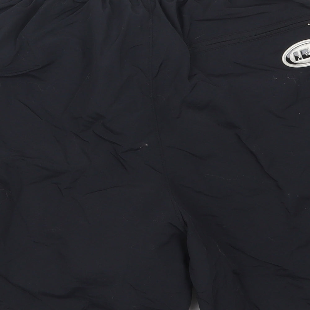 Louis Garneau Womens Black Nylon Athletic Shorts Size M L7 in Regular Drawstring