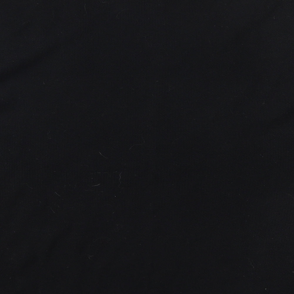 Capsule Womens Black Round Neck Acrylic Pullover Jumper Size 12