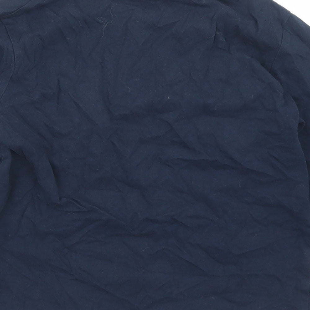 Primark Boys Blue Cotton Basic T-Shirt Size 7-8 Years Crew Neck - Los Angeles
