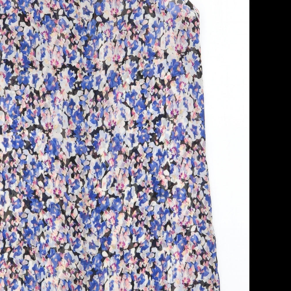 Atmosphere Womens Multicoloured Floral Polyester Basic Blouse Size 10 Collared