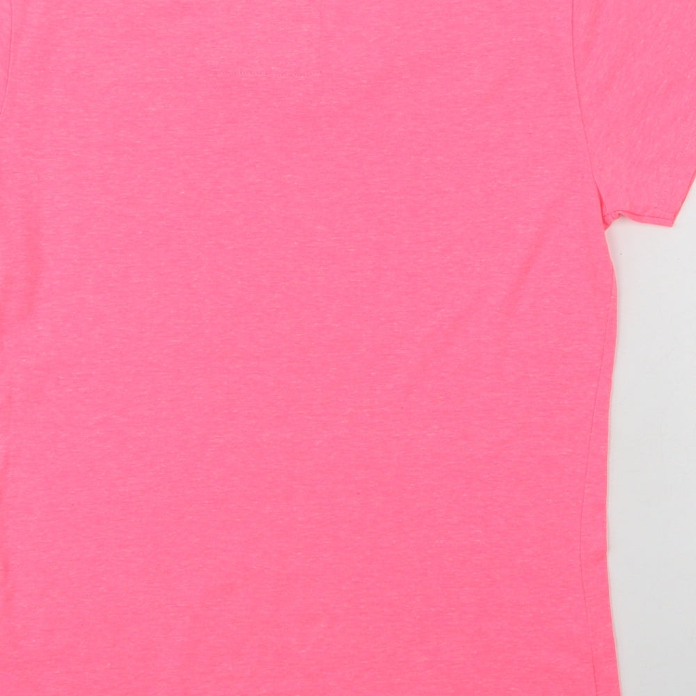 Primark Womens Pink Polyester Top Pyjama Top Size S