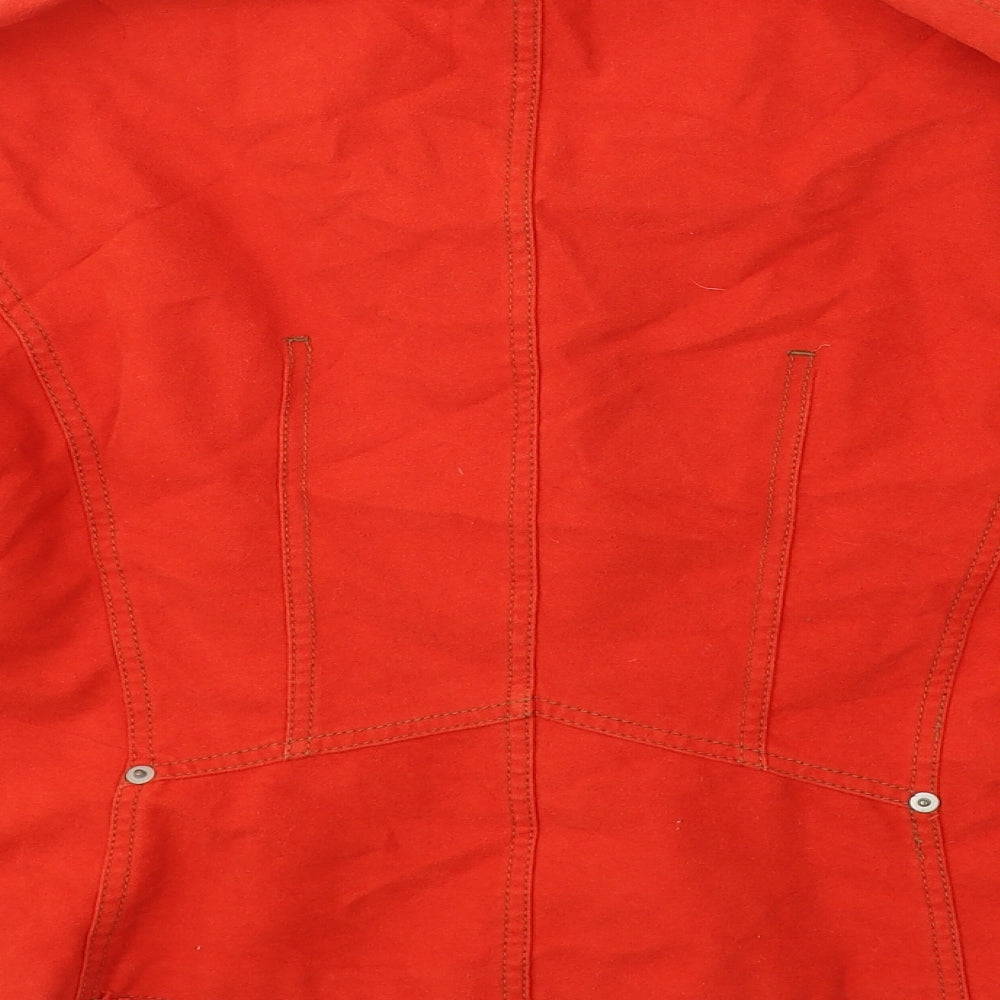 Sandwich Womens Red Jacket Coat Size 12 Button