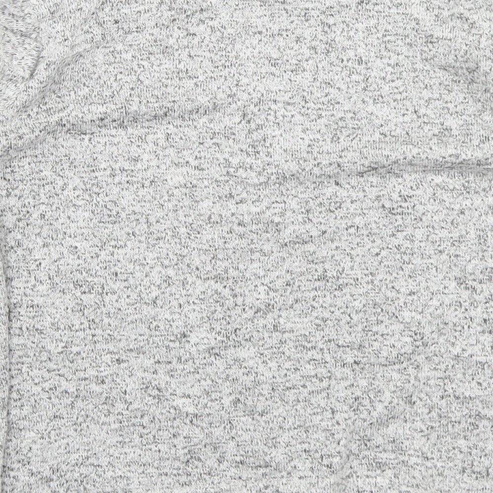 Matalan Girls Grey Viscose Basic T-Shirt Size 5 Years Crew Neck - My Unicorn made me Do it!