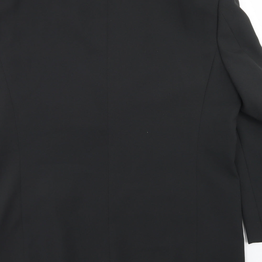 UrbanSpirit Mens Black Polyester Jacket Blazer Size 42