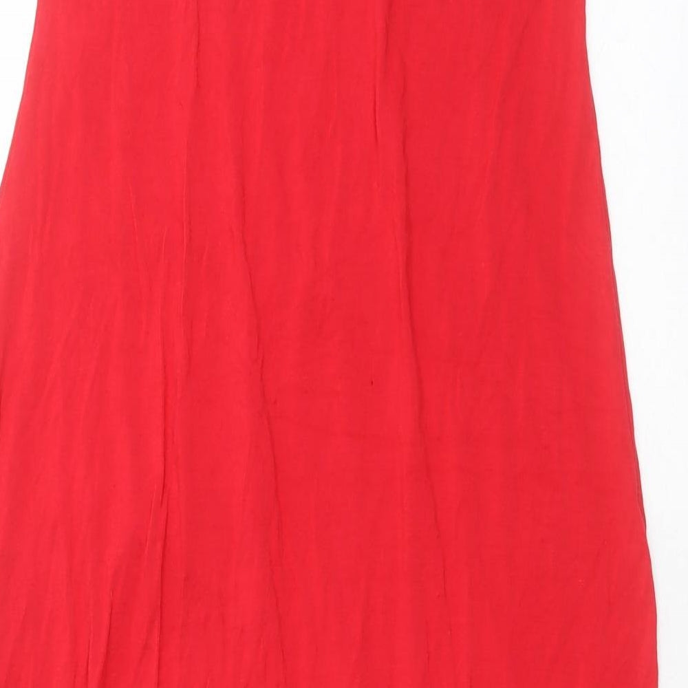 Chemistry Womens Red Viscose Tunic Tank Size L Scoop Neck