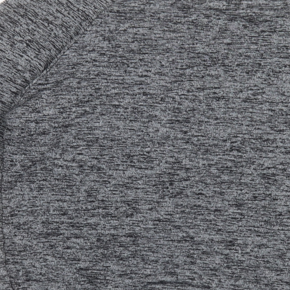 Quiz Womens Grey Crew Neck Viscose Pullover Jumper Size S