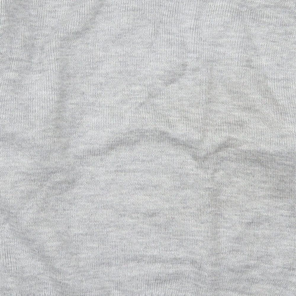 Invicta Mens Grey V-Neck Acrylic Pullover Jumper Size L
