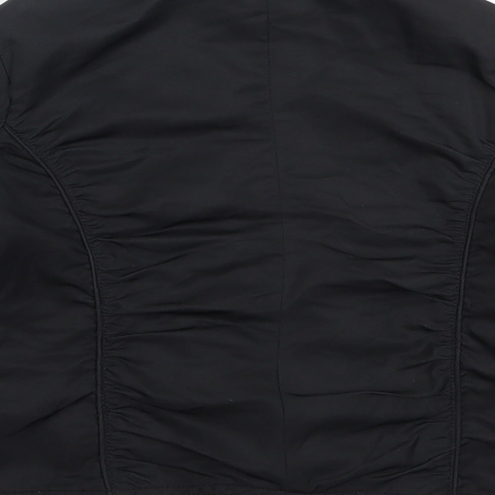 United Colors of Benetton Boys Black Jacket Size XS Zip