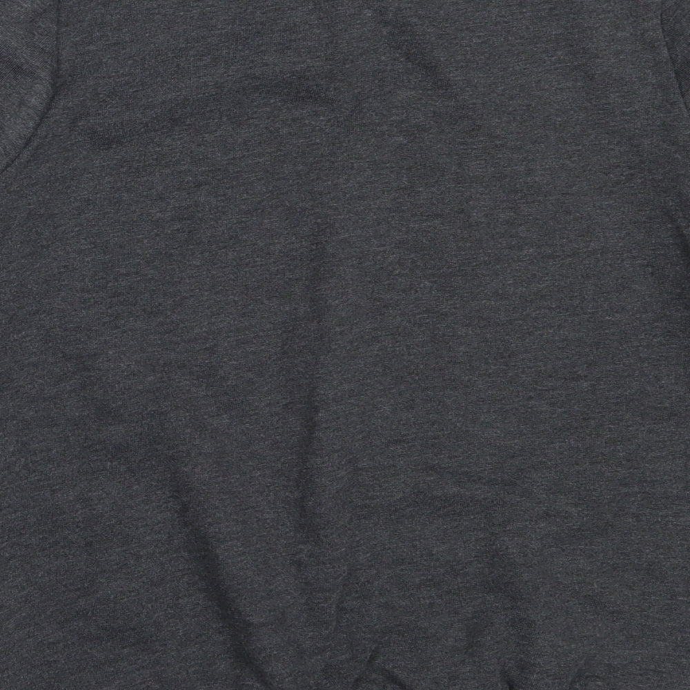 Avenue Womens Grey Cotton Pullover Sweatshirt Size S - christmas