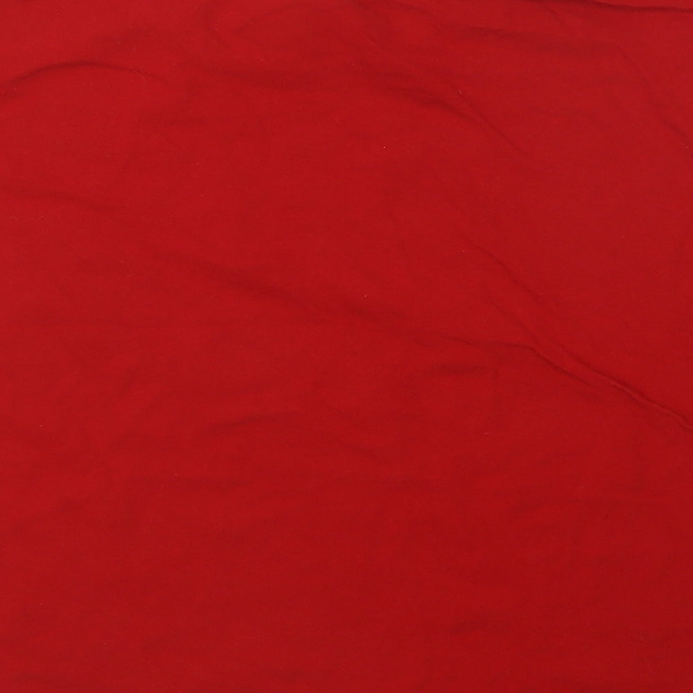 BC Collection Boys Red Cotton Basic T-Shirt Size 7-8 Years Crew Neck - Liverpool FC