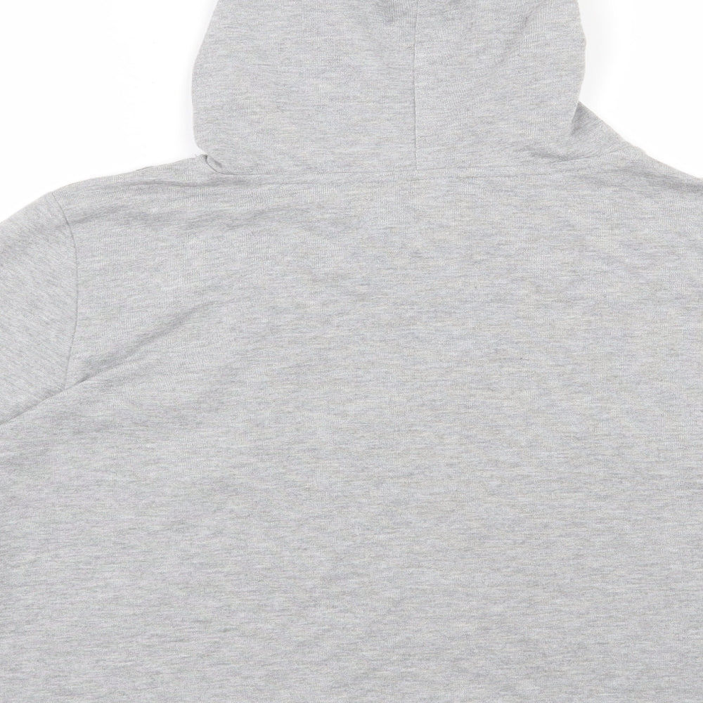 Atmosphere Womens Grey Polyester Pullover Sweatshirt Size 14 Pullover - cropped, distressed
