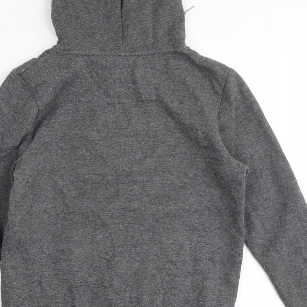Primark Womens Grey Polyester Pullover Hoodie Size 8 - Motorbikes