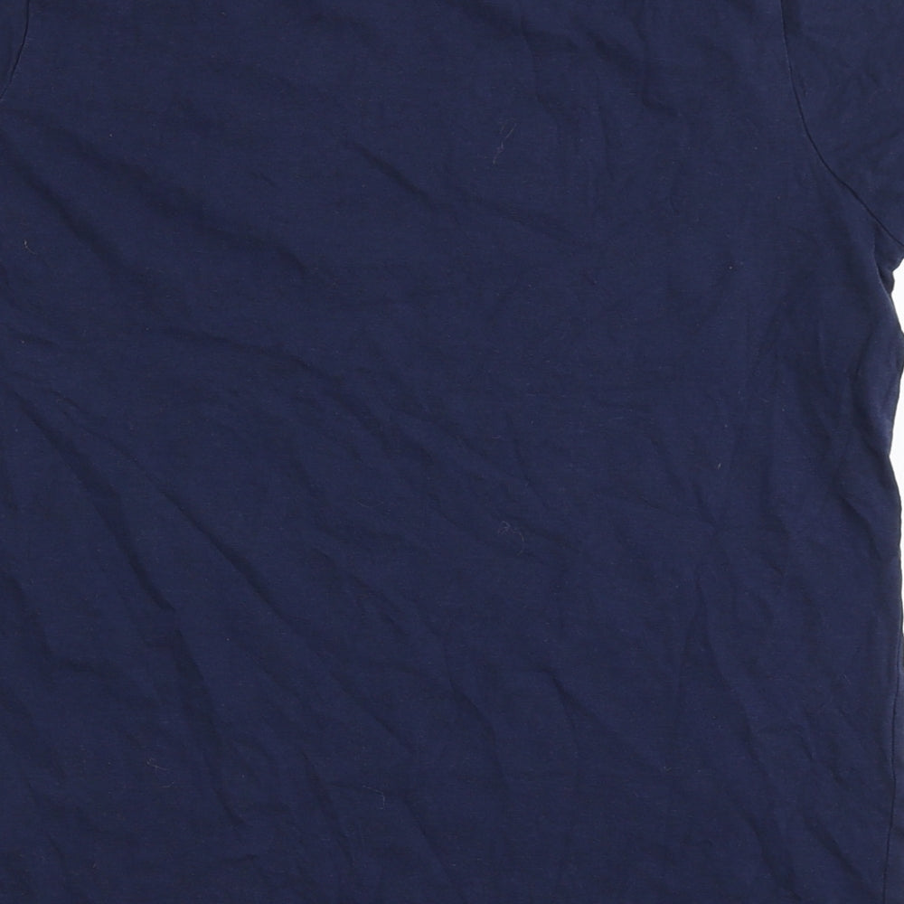 Primark Boys Blue 100% Cotton Basic T-Shirt Size 11-12 Years Round Neck - Legend
