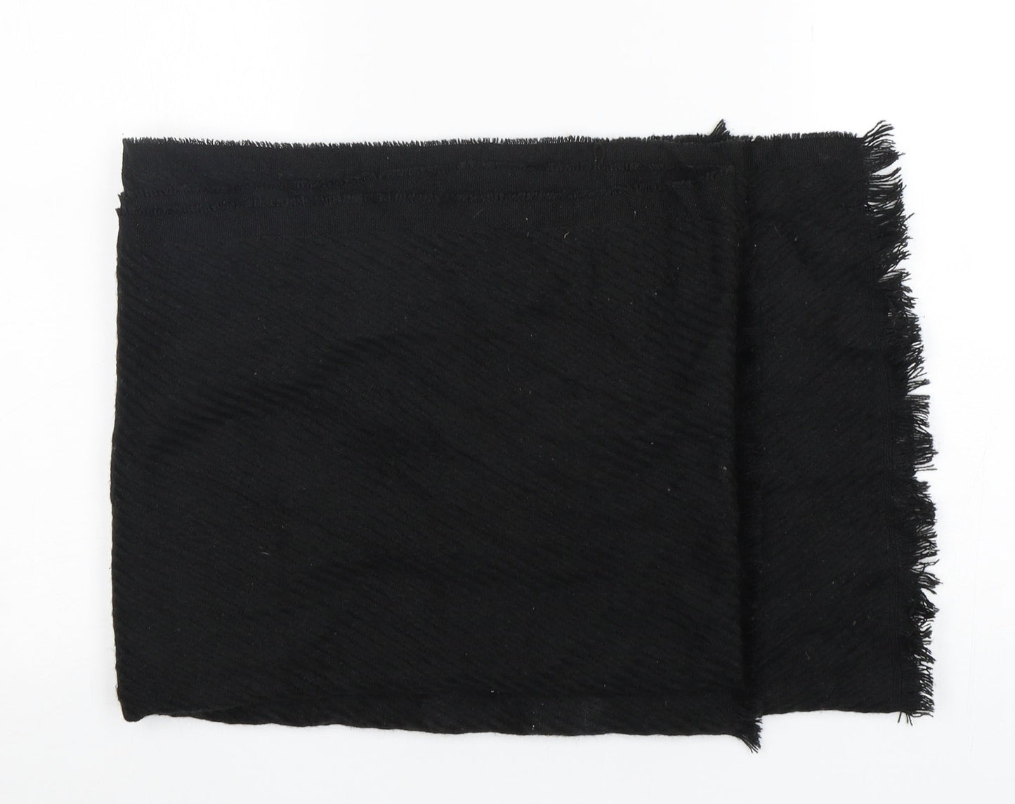 Preworn Womens Black Acrylic Shawl/Wrap