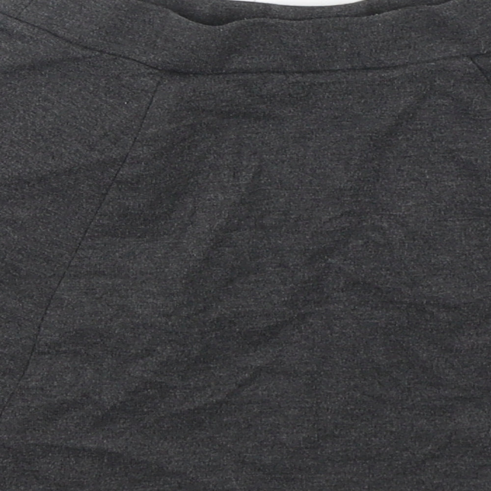 George Girls Grey Polyester A-Line Skirt Size 6-7 Years Regular