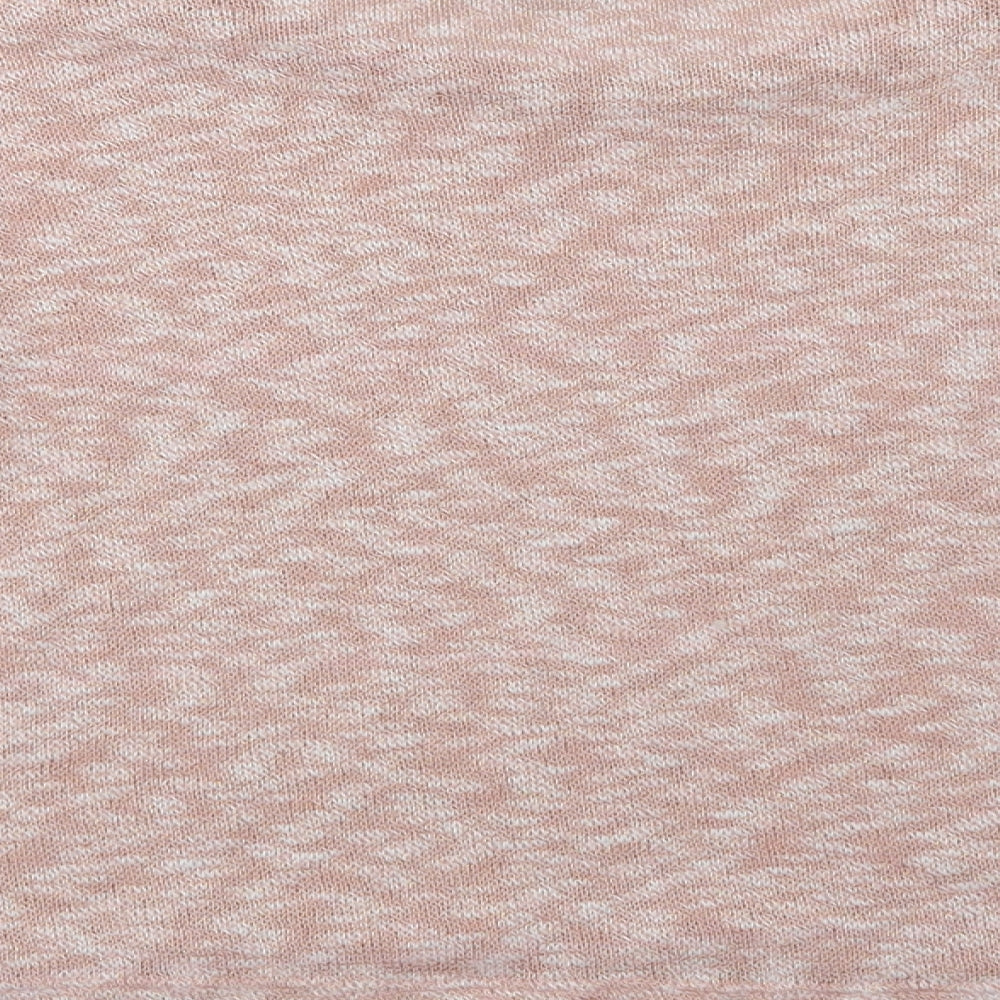 New Look Girls Pink Crew Neck Pullover Jumper Size 12-13 Years