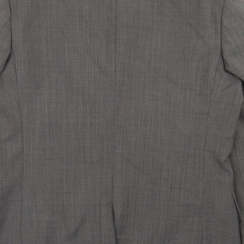 Burton Mens Brown Polyester Jacket Blazer Size 42