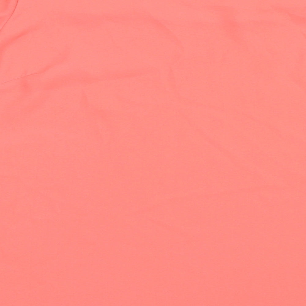 Atmosphere Womens Pink Polyester Basic Blouse Size 10 Off the Shoulder
