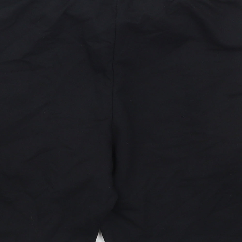 Preworn Mens Black Cotton Sweat Shorts Size 23 in L7 in Regular Drawstring