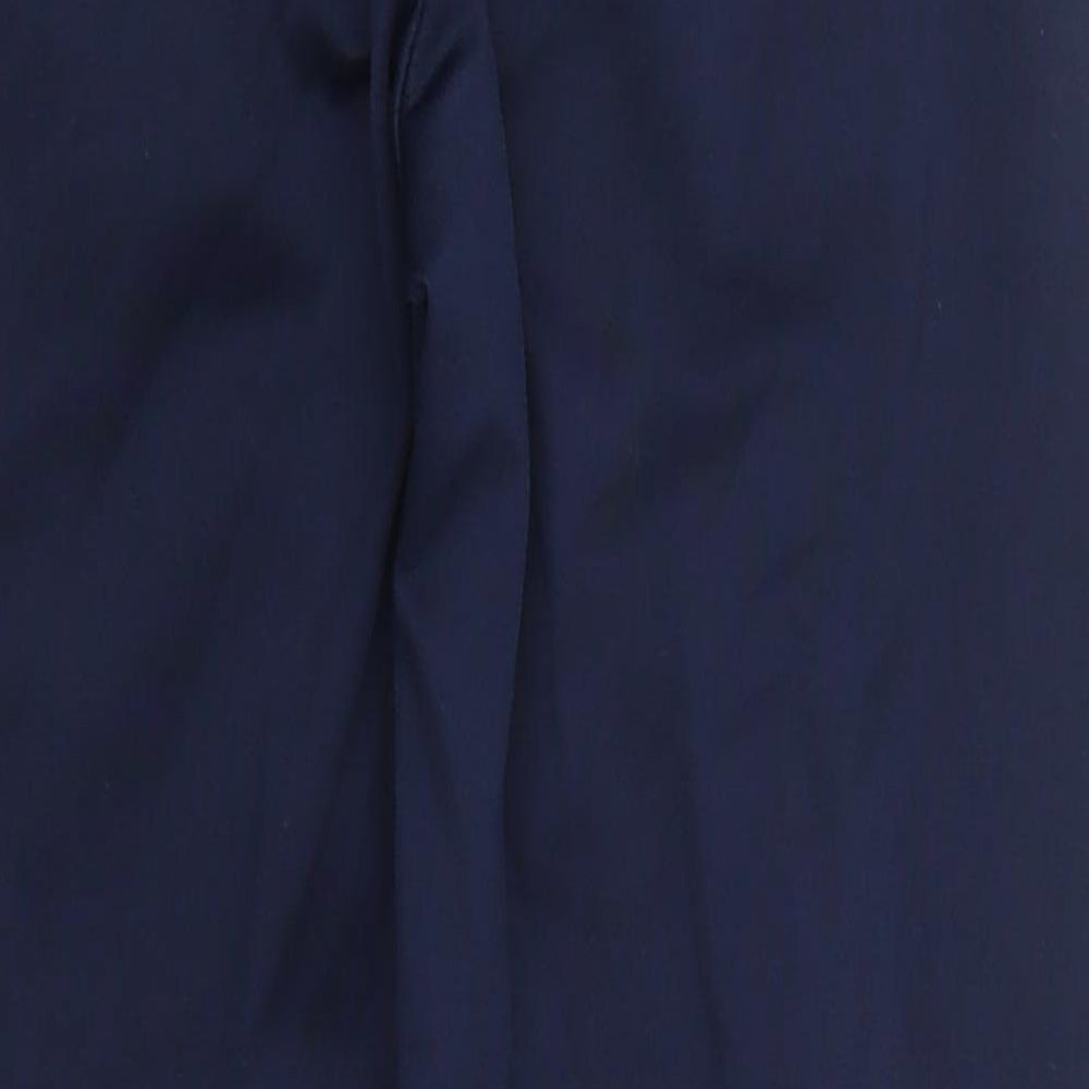 Preworn Womens Blue Polyester Sweatpants Trousers Size 23 in L24 in Regular