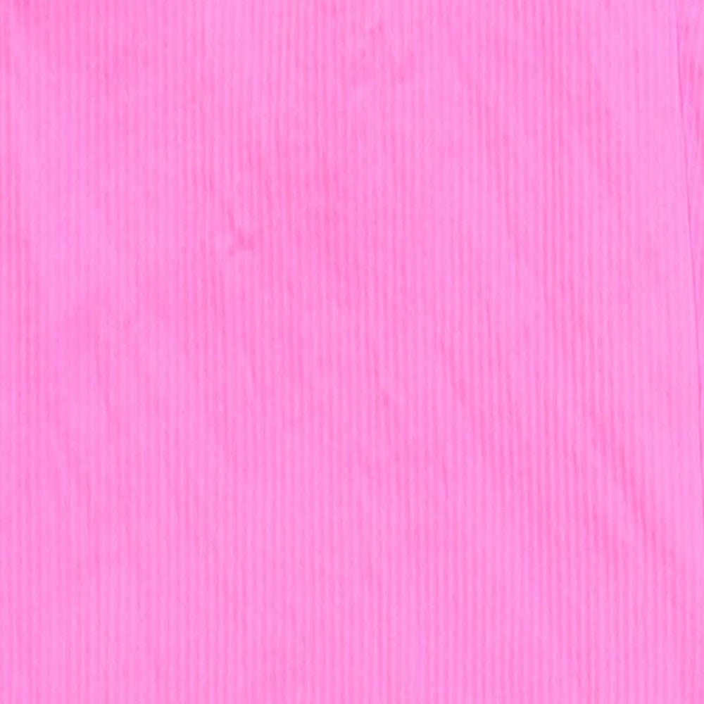 New Look Womens Pink Polyamide Camisole T-Shirt Size 6 Boat Neck - Neon Pink