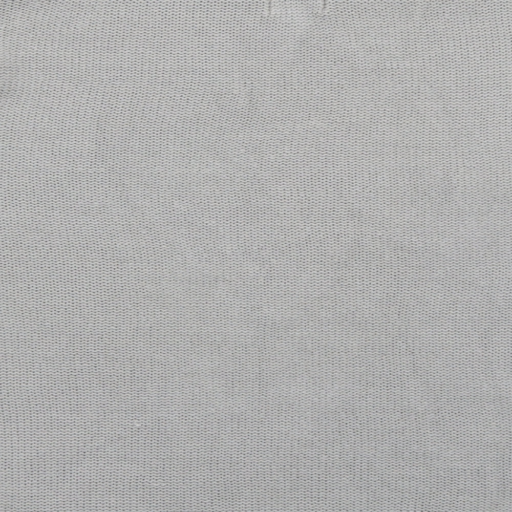 Be you Womens Grey Scoop Neck Acrylic Pullover Jumper Size 12