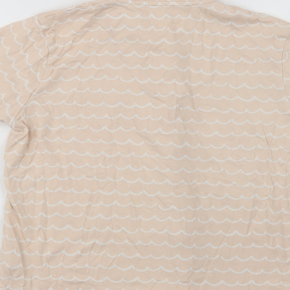 George Girls Pink Geometric Cotton Top Pyjama Top Size 11-12 Years Button