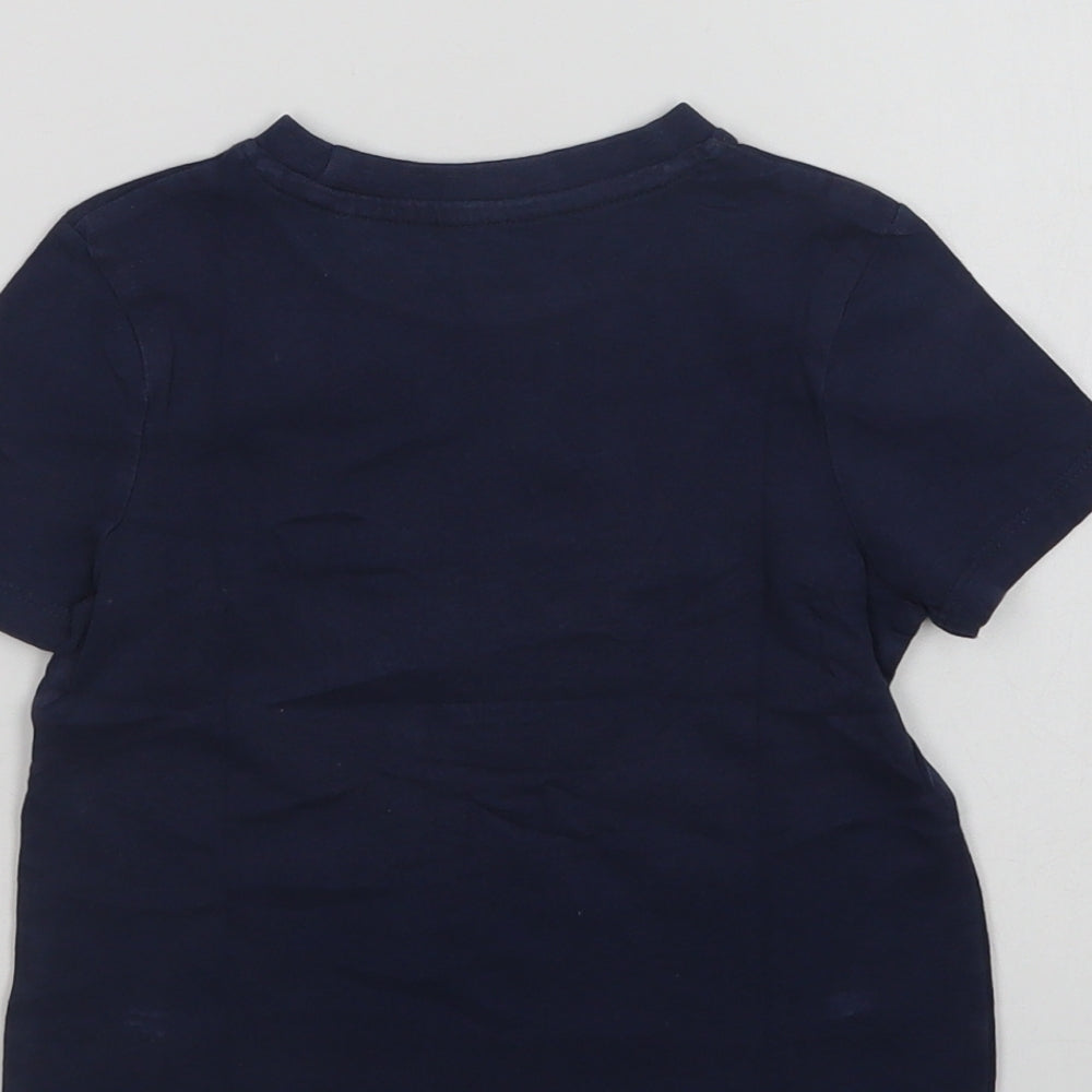 Very Baby Blue Cotton Basic T-Shirt Size 18-24 Months Crew Neck - Born To Rule