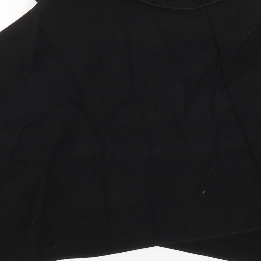 Preworn Womens Black Jacket Poncho One Size