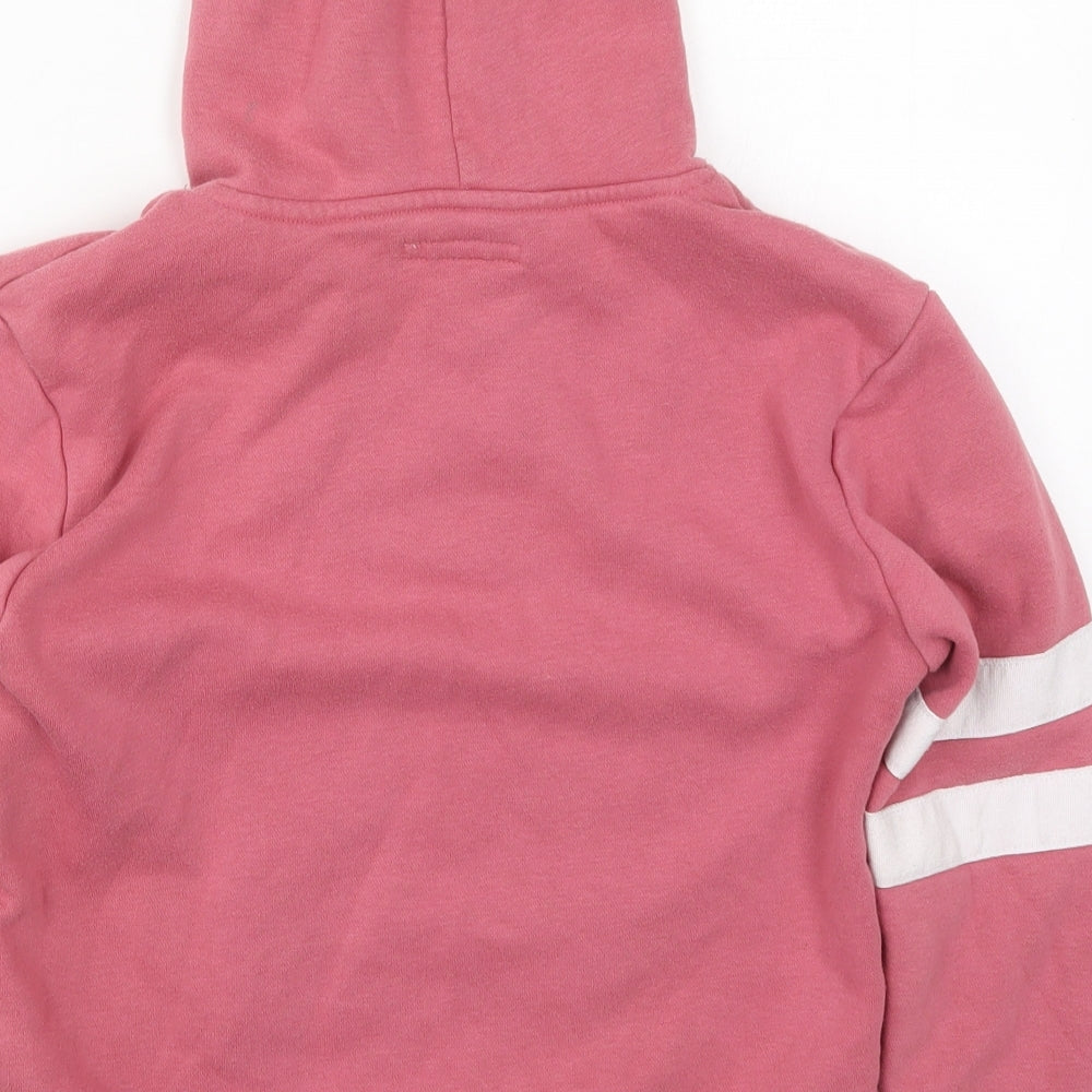 Primark Girls Pink Cotton Pullover Hoodie Size 10-11 Years Pullover