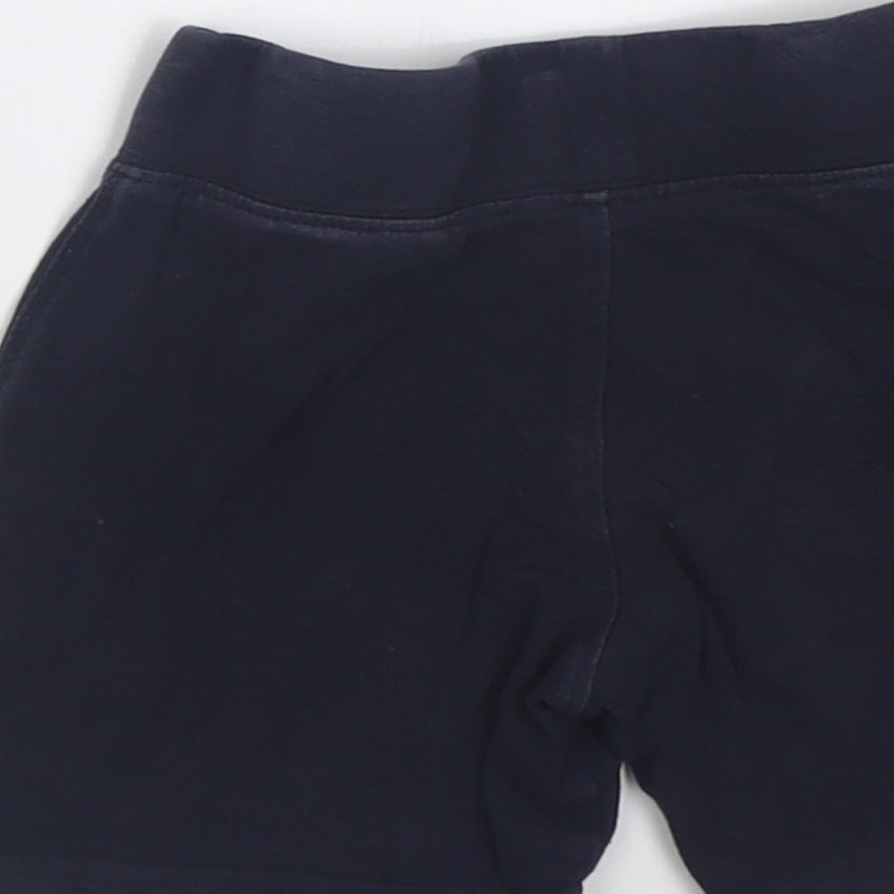 Matalan Girls Blue Cotton Biker Shorts Size 7 Years Regular - School Wear