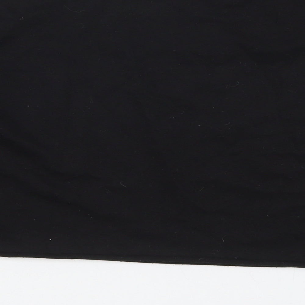 SheIn Girls Black Cotton Pullover Sweatshirt Size 11-12 Years Pullover